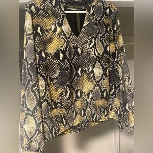 Melanie Lynne snake print top